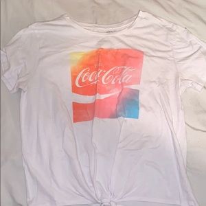 Coca-Cola t-shirt cropped
